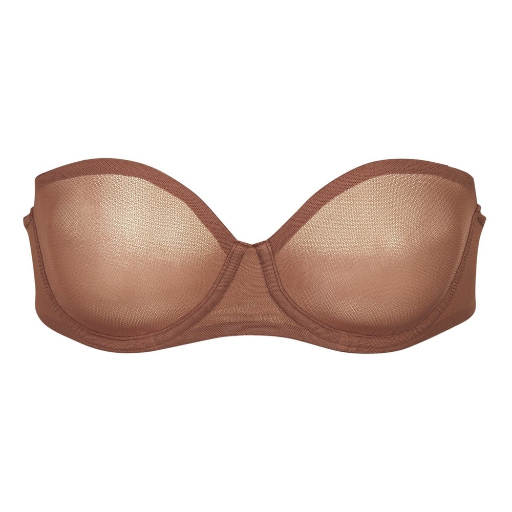 SKIMS Strapless Contour Bra in Brown